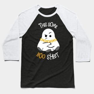 Boo Sheet Ghost Baseball T-Shirt